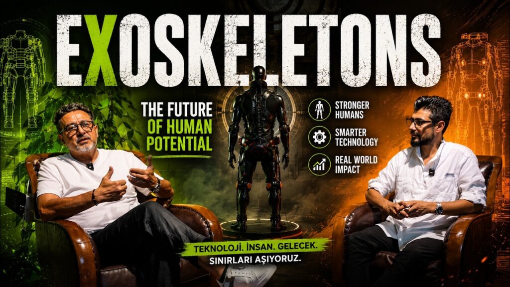 Dr. Cem Çıtlak ve Celalettin Ayvacı WalkingBody exoskeleton sohbeti